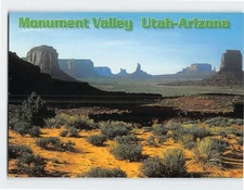 Postcard Scenic view Monument Valley USA