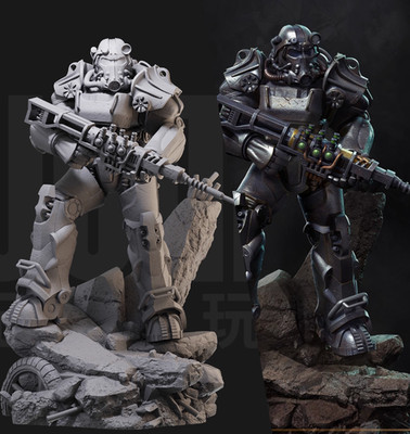 120mm Total Height Resin Fantasy Warrior Mecha Unpainted Unassembled
