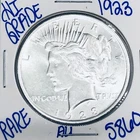 1923 SILVER PEACE DOLLAR AUTHENTIC HI GRADE U.S. MINT COIN FREE SHIPPING 5860