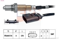 Lambdasonde Sensor Abgassteuerung EPS 1.997.600 FüR Fabia 6Y5 VW Polo Skoda 4 5