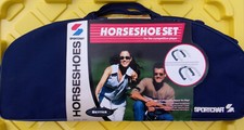 Sportcraft Forged Steel HORSESHOE Game Set w/ Carry Bag 08091 - Blue  Gray NEW