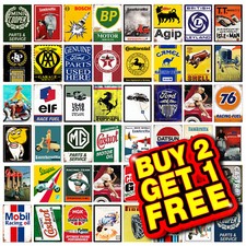 Metal Tin Sign Plaque Garage Home Bar Man Cave Shed Petrol Oil Poster Signs M118