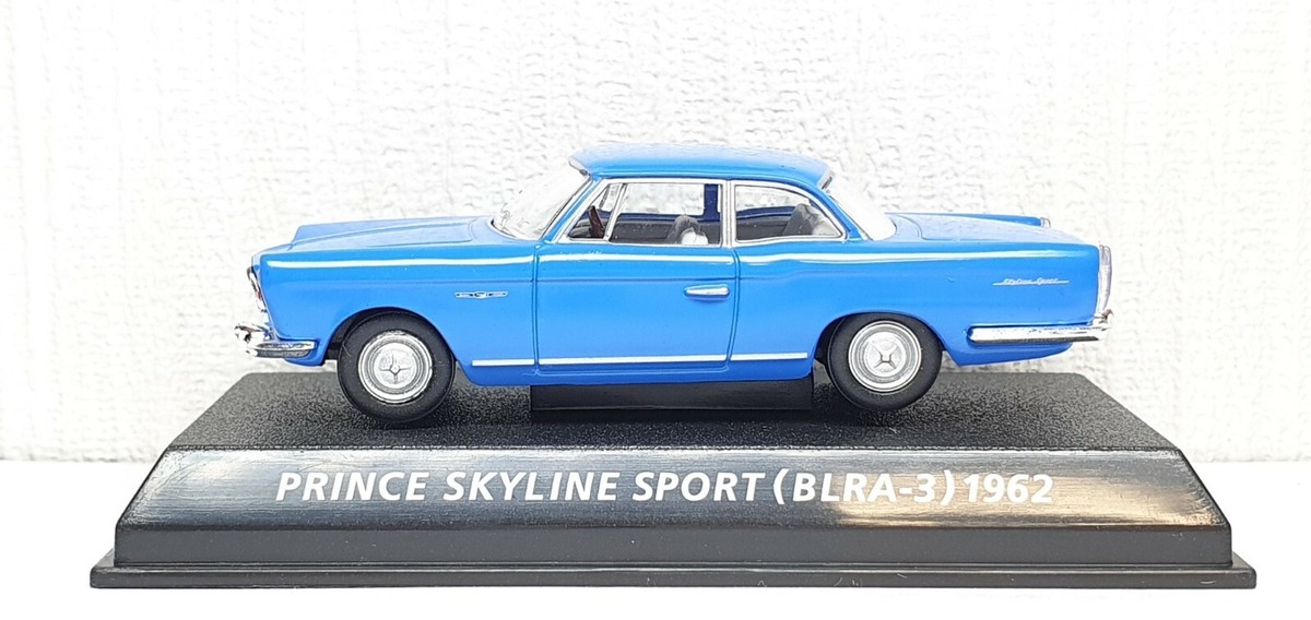 1/64 Konami 1962 NISSAN PRINCE SKYLINE SPORT BLUE diecast car