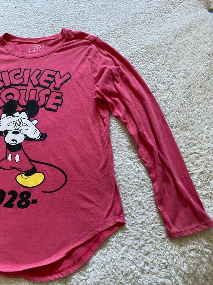 Disney Girl Mickey Mouse 1928 Long Sleeve Shirt Size XL (15-17) - Image 4 of 4