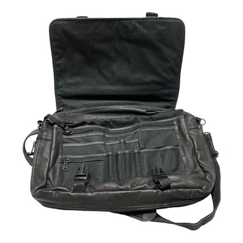 1996 Toontown Tokyo Disneyland Project Team leather computer bag - RARE! - Picture 2 of 7