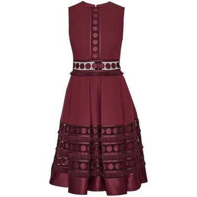 ted baker plum dress