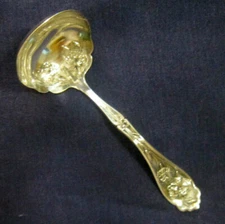 silverplated gravy ladle Keystone Rogers CARNATION 1908
