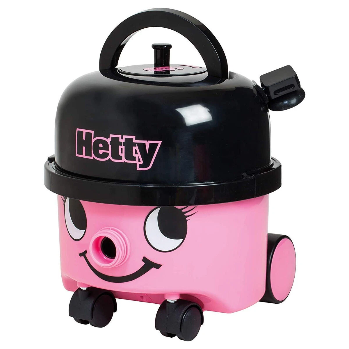 Casdon Aspirateur Hetty, Aspirateur jouet rose pour enfants à partir de 3  ans