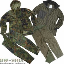 ORIGINAL BUNDESWEHR KOMPLETTSET NÄSSESCHUTZ + KÄLTESCHUTZ ANZUG BW JACKE + HOSE