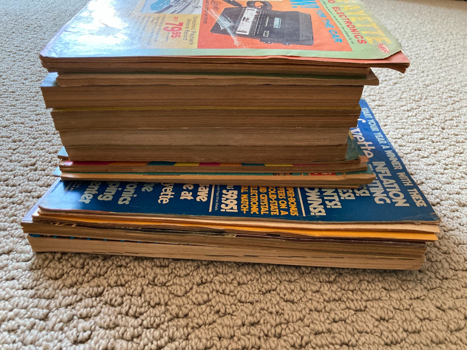 LAFAYETTE RADIO & ALLIED ELECTRONIC (17) CATALOG BUNDLE 1968, 1970