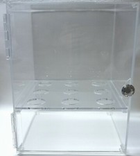 Ice Cream Cone Cabinet | Sugar & Waffle Cone Storage | Clear Cabinet 15"x12"x12"