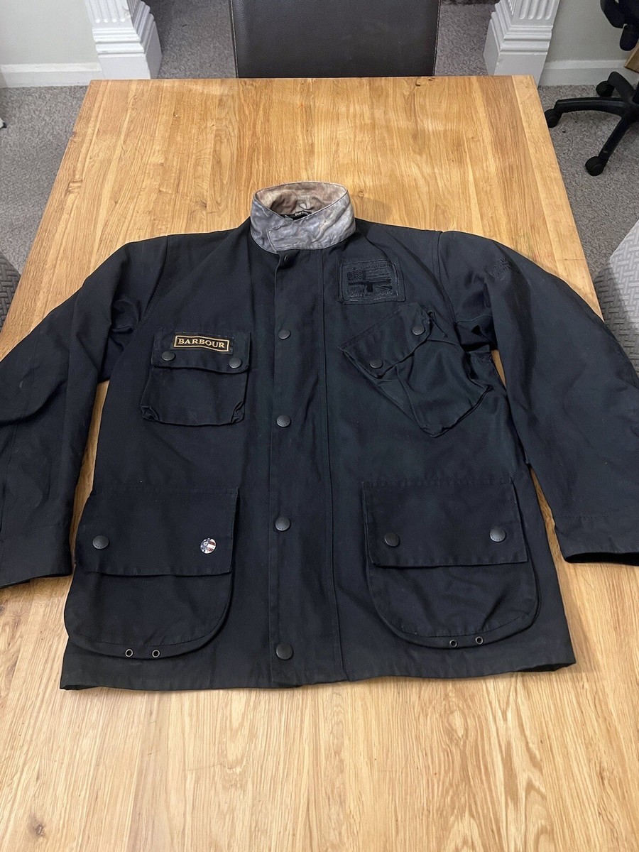 Barbour International antique bration S