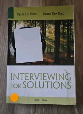Hse 123 Interviewing Techniques Ser.: Interviewing for Solutions by Peter De...