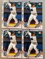 4x Lot 2019 Bowman Draft 1st Baseball MLB #BD-105 Nick Quintana Base Card Tigers