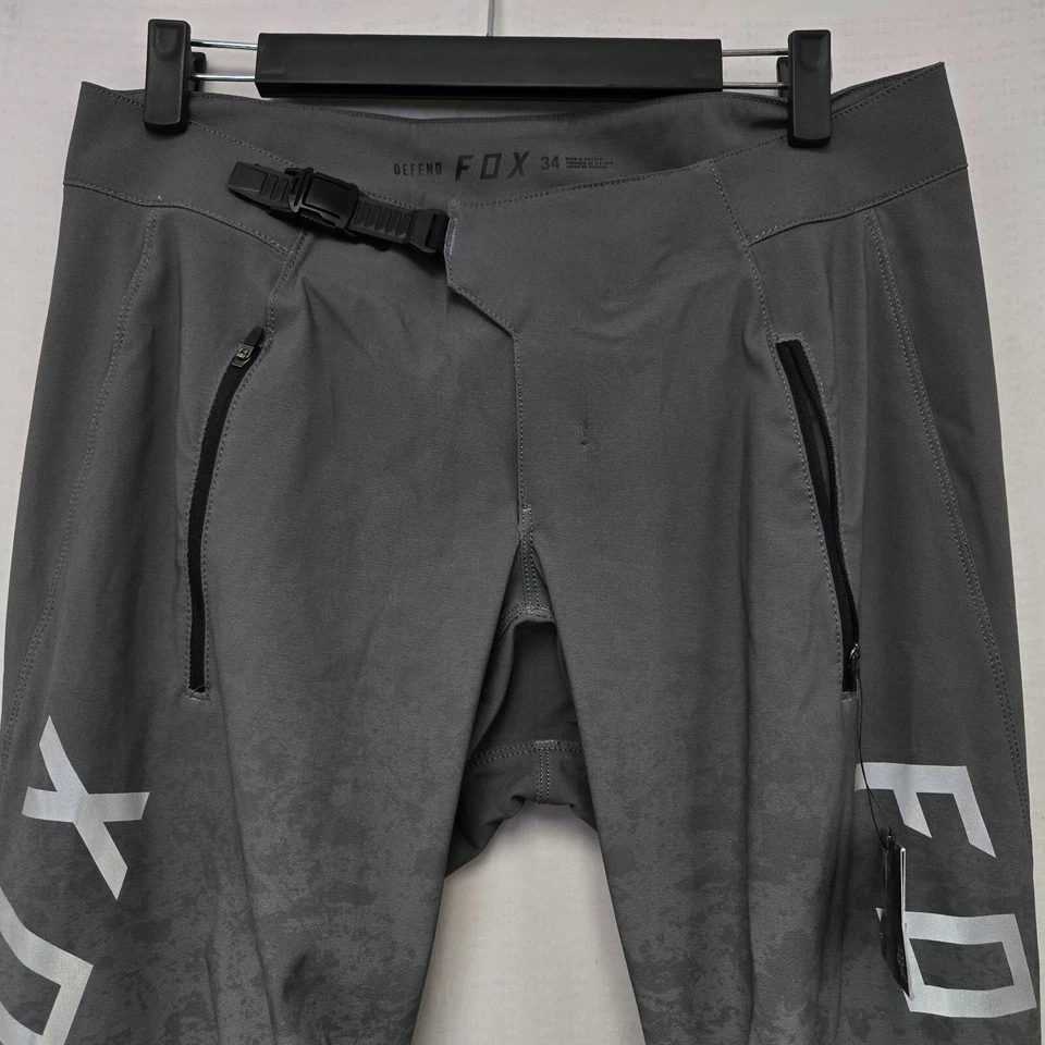 Fox Racing Mens Defend Lunar Race MTB Cycling Bike Trail Pant 34 Gray SAMPLE - Image 3 of 4