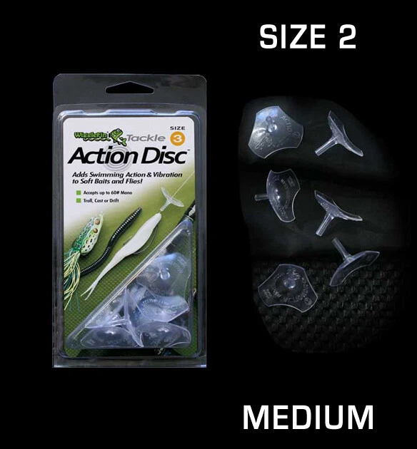  WiggleFin Action Disc Set (24 piece) All Position - flies, hoochies, bait - Image 3 of 4