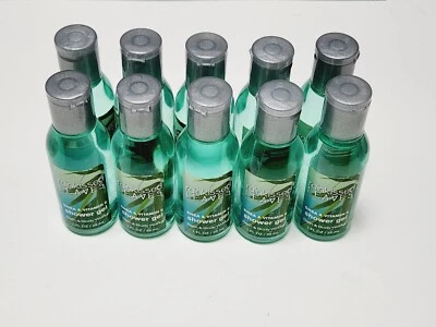 BATH & BODY WORKS Bath & Body Rainkissed Leaves Shower Gel 1oz Travel 10pk
