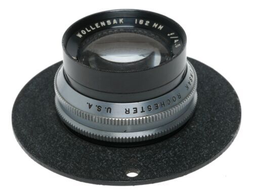 Wollensak 135mm f/4.7 Raptar Lens w/ Wollensak Rapax Synchromatic