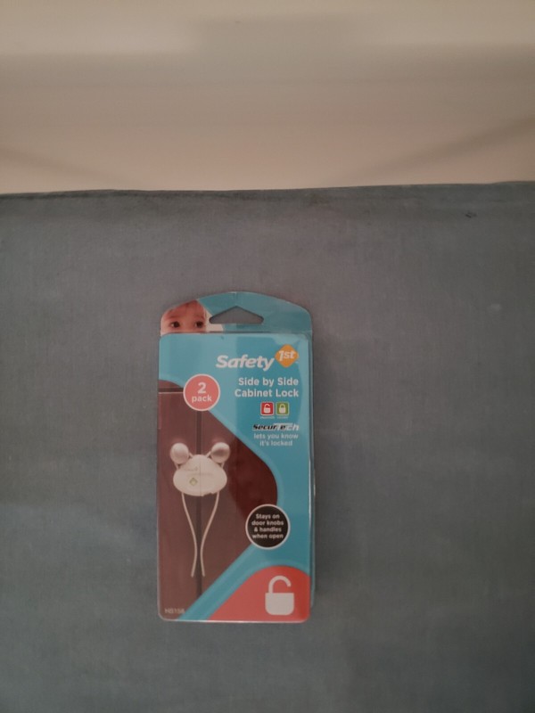 Safety 1st Side by Sude Cabinet Lock, Brand New