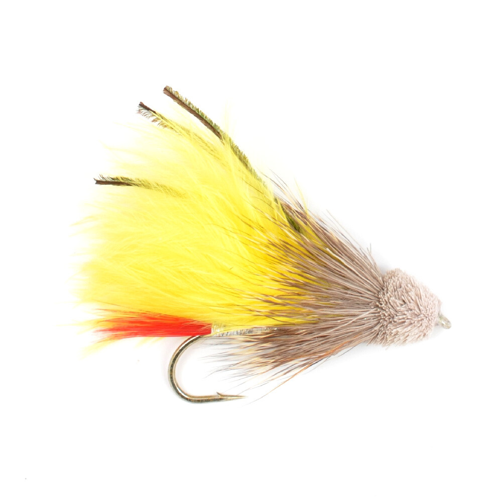 Yellow Marabou Muddler Minnow Classic Streamer Fly Fishing Fly