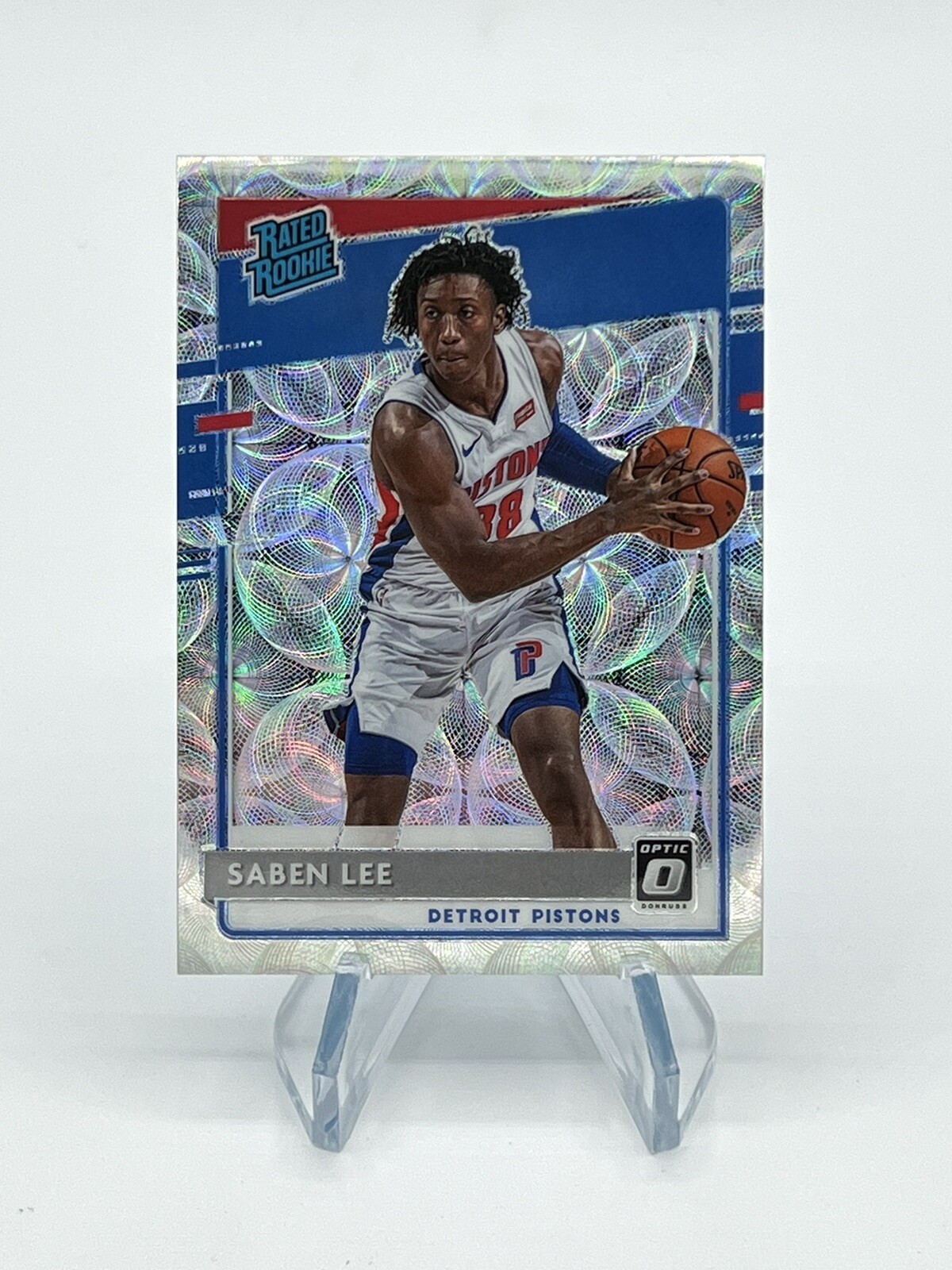 Saben Lee 2020-21 Panini Optic Premium Rated Rookie Prizm Silver Scope /249