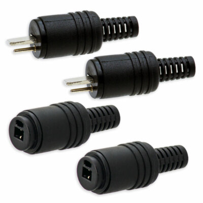 Lautsprecher Audio SET Din 2-pol. 2x LS-Stecker 2x LS-Buchsen schraubbar Adapter