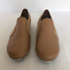 Balera Unisex Slip-On Tap Shoes B150 Caramel, Size 9.5