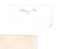 Sidney Lee (1859–1926)  Signed Clip / Autographed Shakespearean , Writer