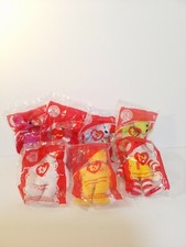 Ty Beanie Babies 25th Anniversary Happy Meal Toys Lot Of 7