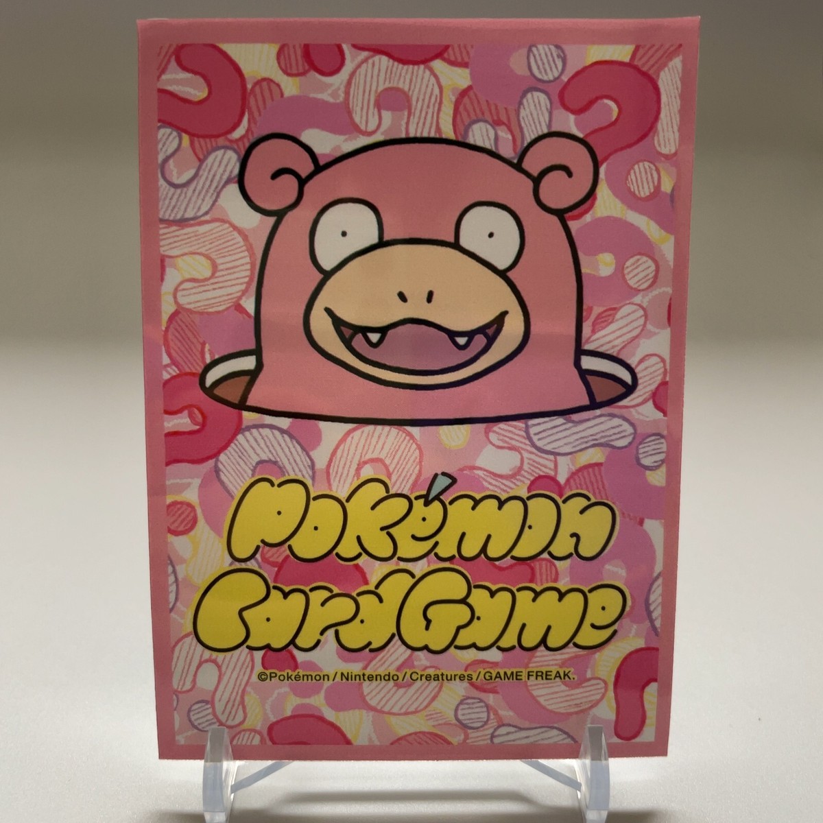 Slowpoke 1X Pokemon Center Card Game TCG Deck Shield Single sleeve F/S  Nintendo