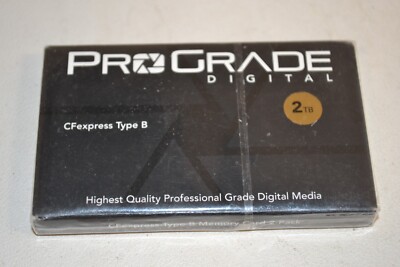 2Pk - ProGrade Digital 2TB CFexpress Type B Gold Memory Card Gen 4