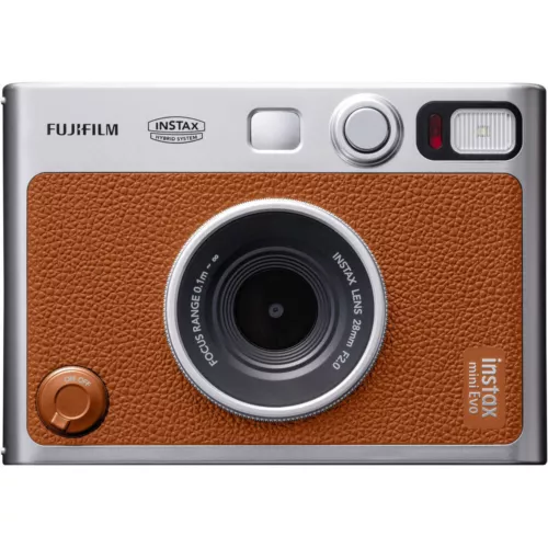 FUJIFILM INSTAX MINI EVO Hybrid Instant Camera (Brown) New - Picture 4 of 7