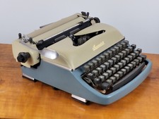 COLLECTIBLE LOVELY TYPEWRITER SUPERMETALL KsT FROM 1962 - NO RISK WITH SHIPPING thumbnail