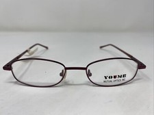 Marco de gafas de borde completo de metal borgoña YOUME 8532S BU 49-18-140 MI63