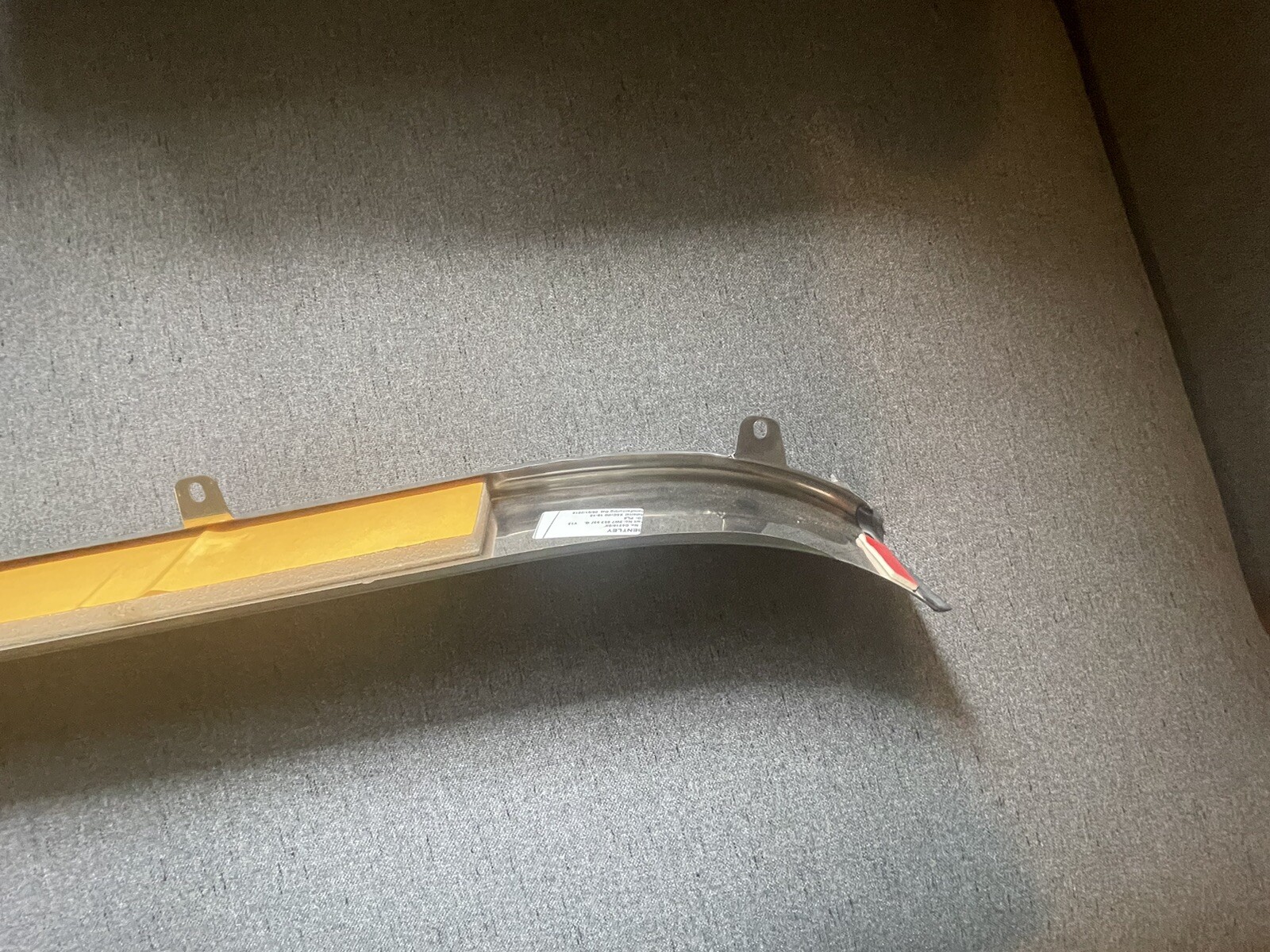 Bentley Continental GTC LH Driver Side Door Sill Scuff Plate 3W7853537G NEW OEM