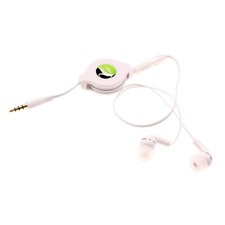 Headphones Retractable Earphones Hands-free Headset 3.5mm w Mic for Cell Phones