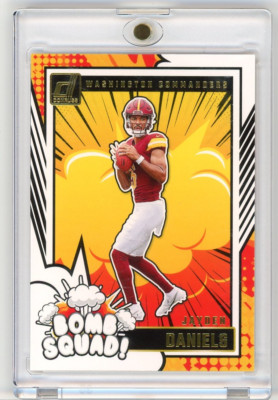 Jayden Daniels 2024 Panini Donruss Bomb Squad Rookie Washington Commanders