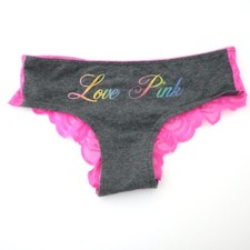 NEW Victoria's Secret VTG 2010s PINK Lace Cheekster Bikini Panty SMALL