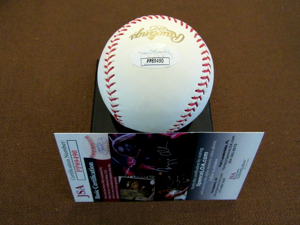 JEFF KENT 2000 MVP GIANTS METS DODGERS SIGNED AUTO 2012 W.S. OML BASEBALL JSA   - Image 3 of 3