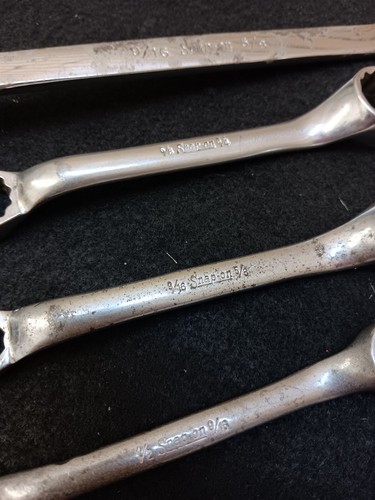 LOT 0F 4 SNAP ON X01820,XS1618,XS1820,XS2024 OFFSET CHROME BOX END WRENCHES - Picture 2 of 4