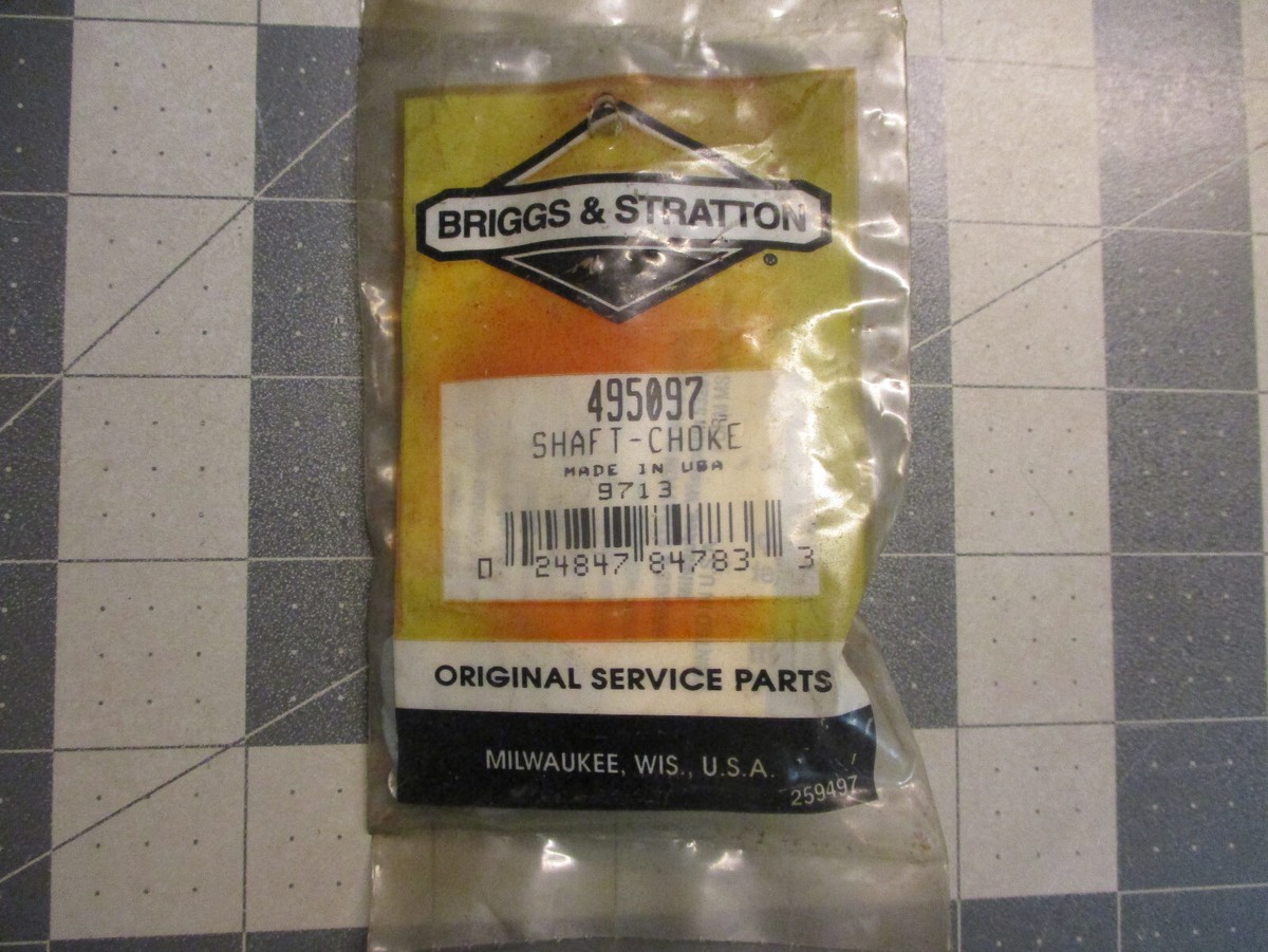 Briggs & Stratton 495097 Choke Shaft Kit 494448 790905 | eBay