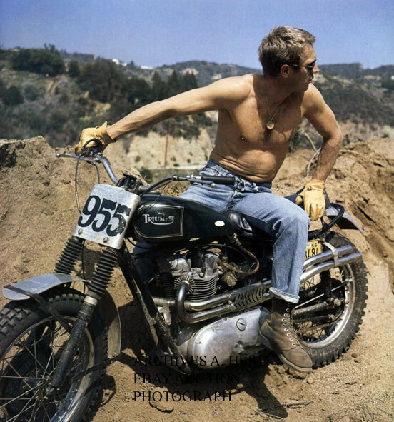 Steve mcqueen triumph deals