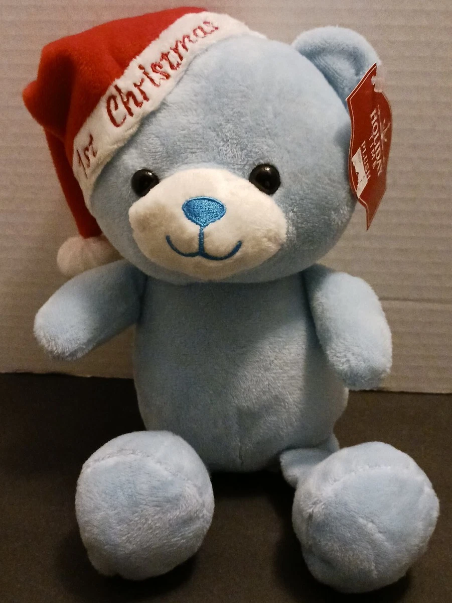Baby's 1st christmas teddy bear hot sale