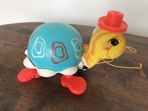 vintage fisher price turtle pull toy