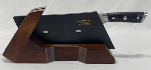 Knife DALSTRONG Gladiator Series 9” RAVAGER Heavy Duty Meat Cleaver w/ Stand