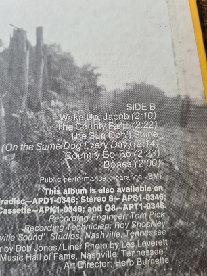 Porter Wagoner - The Farmer - RCA - APL10346 - USA - 1973 - Bluegrass - EX - Image 4 of 4