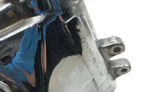 Chassi quadro principal CBR 954RR EZ Regstr de 2002 Honda x - Imagem 2 de 4