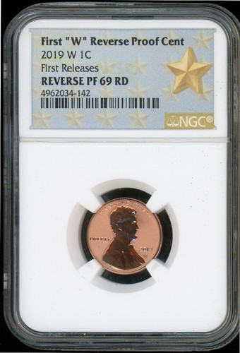 2019W LINCOLN CENT REVERSE PR69 RD FIRST Releases Cert #4962034-142