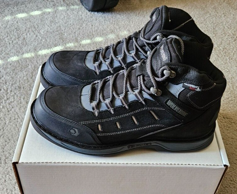 Wolverine EPX.  Black and Gray steel toe Work boots Amazon.com | Wolverine Men main image 3