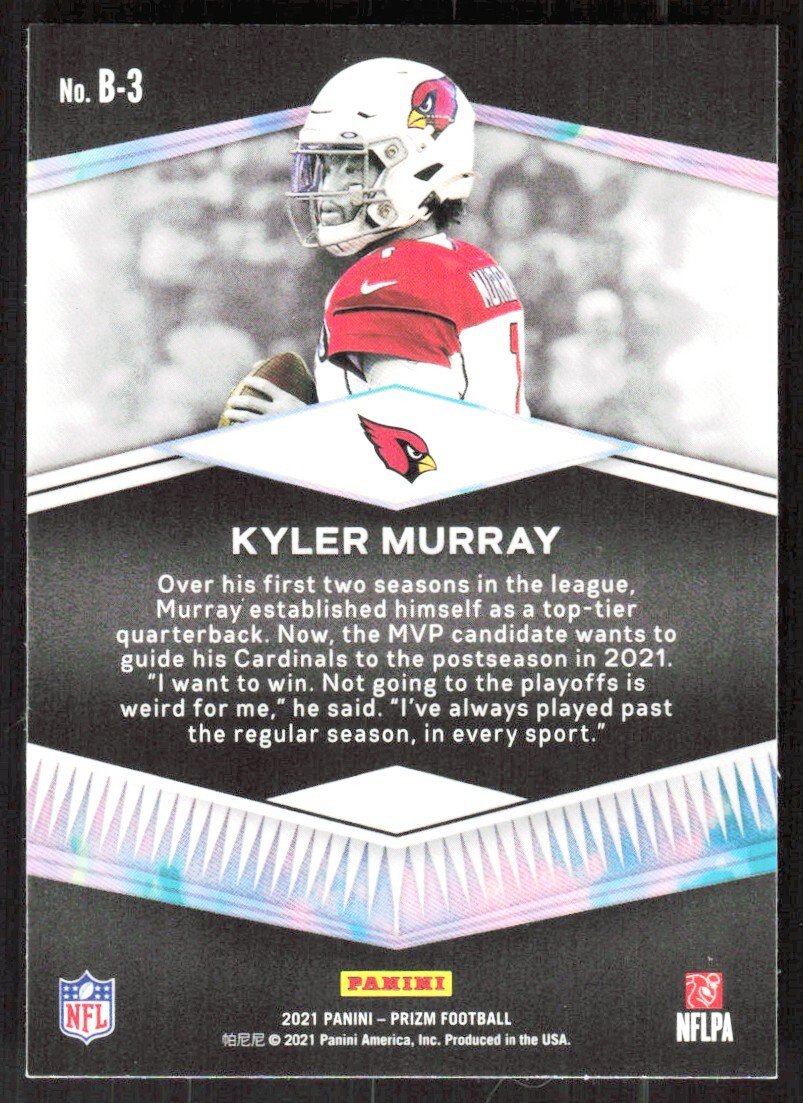2021 3222A Panini Prizm Brilliance Kyler Murray Arizona Cardinals